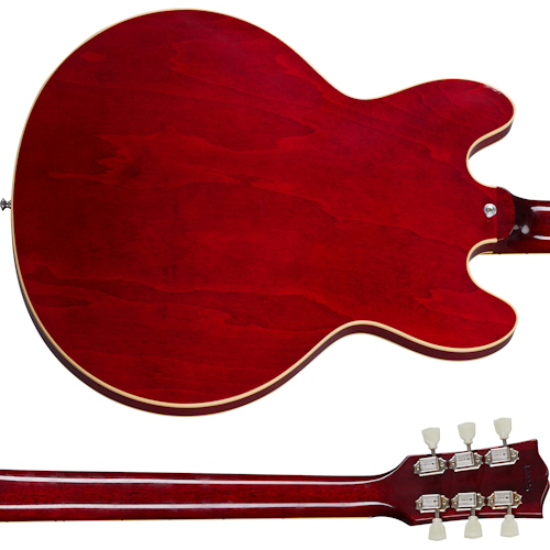 1964 ES-335 Sixties Cherry Ultra Light Aged Back and Neck